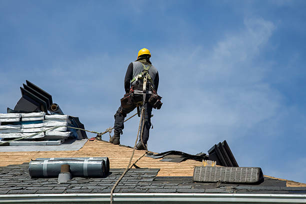 Professional Storm Damage Roof Repair technician working in Broomfield, CO
